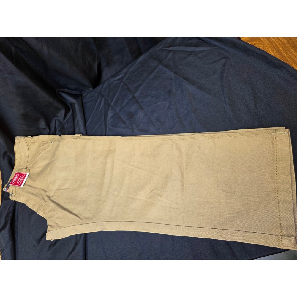 Levi Strauss Signature Mens Carpenter Pants Tan Khaki 42x30 Workwear NWT